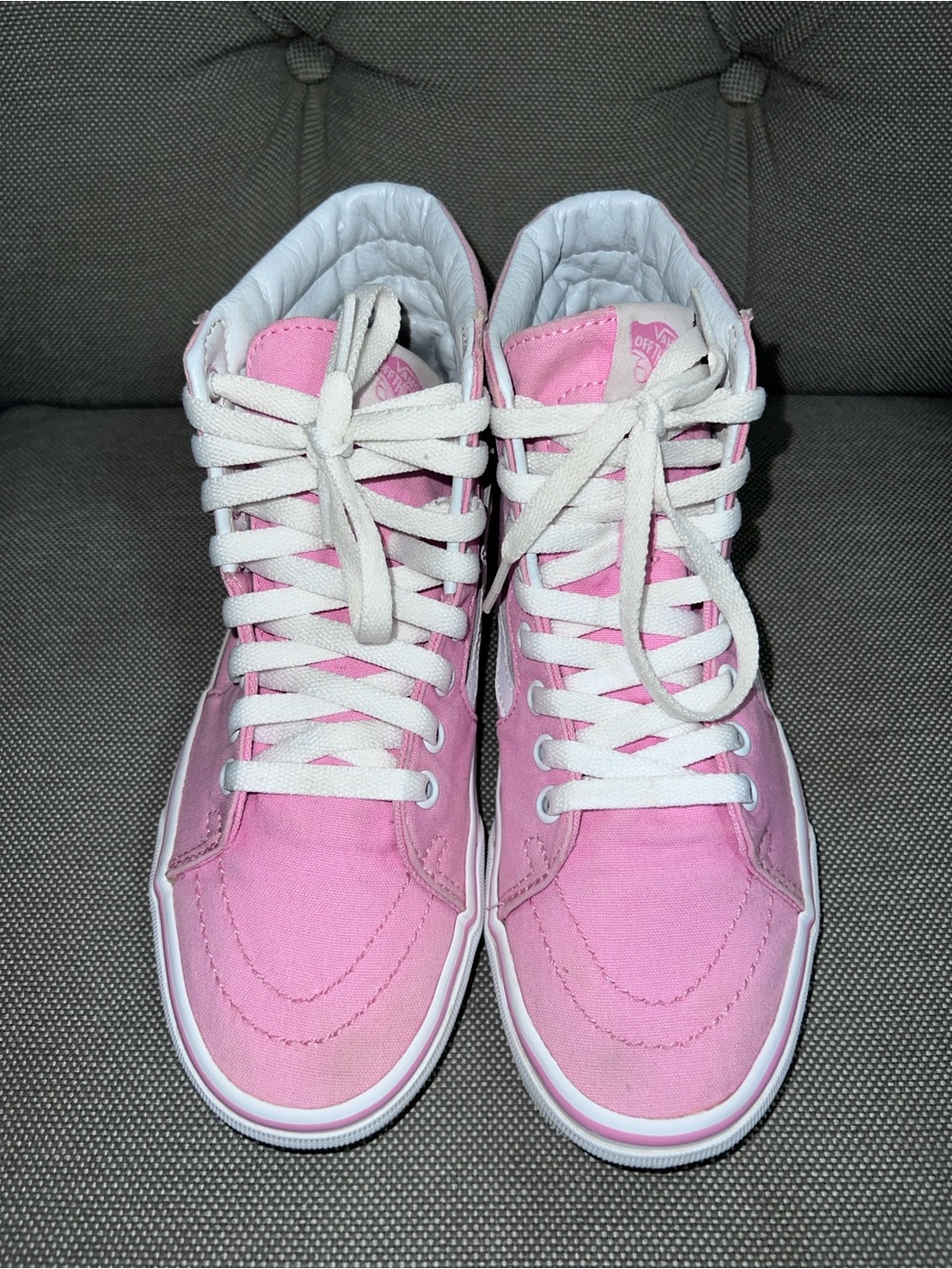 Pink High Top Vans - Picture 5 of 12